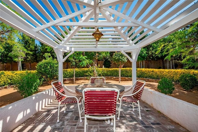 5618 Gardendale Ln, Palmdale, CA 93551 - view of patio with a pergola and outdoor dining space