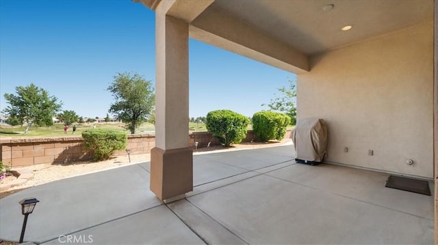 19484 Vermillion Ln, Apple Valley, CA 92308 - view of patio featuring grilling area