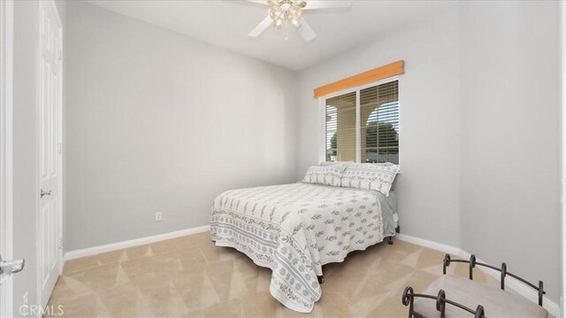19484 Vermillion Ln, Apple Valley, CA 92308 - bedroom featuring carpet flooring, baseboards, and ceiling fan