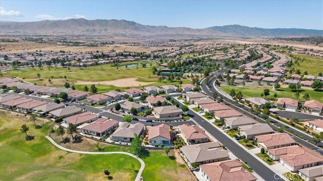 19484 Vermillion Ln, Apple Valley, CA 92308 - view of property location with nearby suburban area, a mountain backdrop, and a local golf course