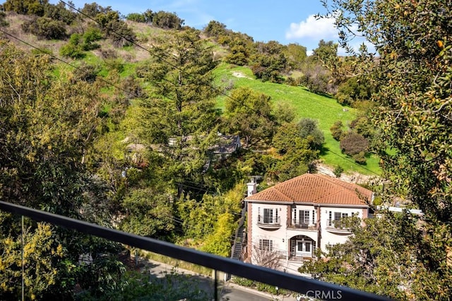 14899 Round Vly, Sherman Oaks, CA 91403 - balcony featuring french doors