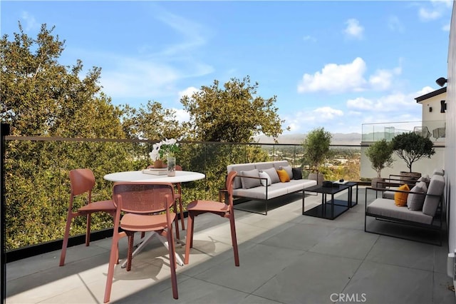 14899 Round Vly, Sherman Oaks, CA 91403 - view of patio / terrace with an outdoor hangout area