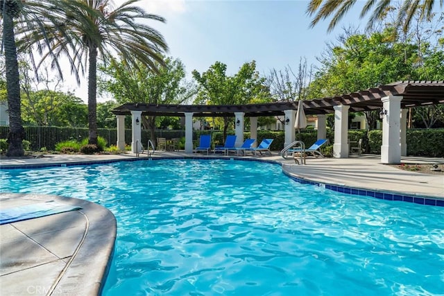 1 Evergreen Rd, Ladera Ranch, CA 92694 - community pool featuring a pergola