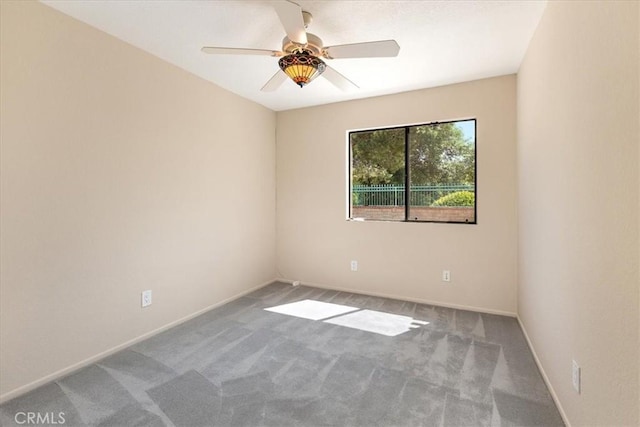 650 Bull Frog Cir, Walnut, CA 91789 - carpeted spare room featuring ceiling fan and baseboards