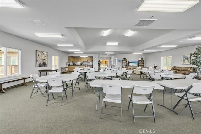 579 Camino Mercado Unit 504, Arroyo Grande, CA 93420 - dining area featuring light carpet