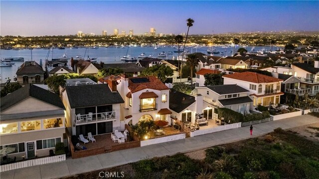 1305 E Balboa Blvd, Newport Beach, CA 92661 - view of aerial view at dusk
