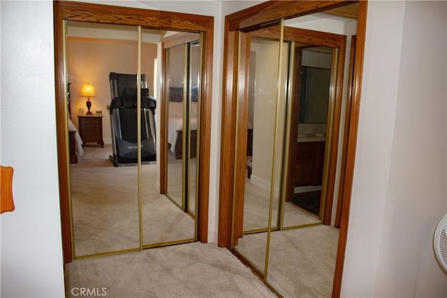 1301 Charterten Ave, Bakersfield, CA 93307 - hallway with carpet floors