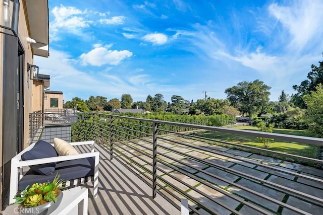 11835 Kling St, Valley Village, CA 91607 - balcony featuring view of scattered trees