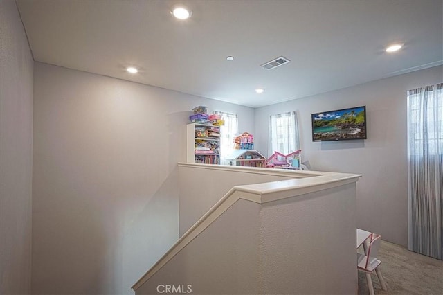5240 Wintercress Ave, Fontana, CA 92336 - laundry area featuring carpet and recessed lighting