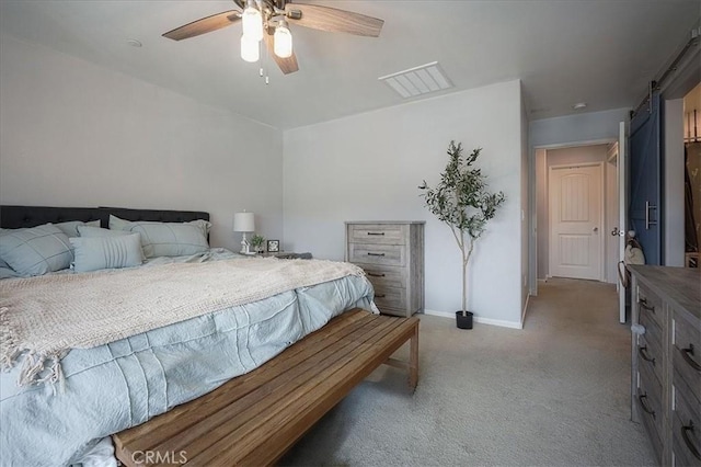 5240 Wintercress Ave, Fontana, CA 92336 - bedroom with light colored carpet and a ceiling fan