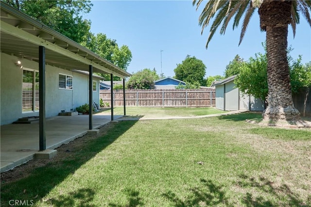 512 Maple St, Willows, CA 95988 - view of yard featuring a patio area and an outdoor structure