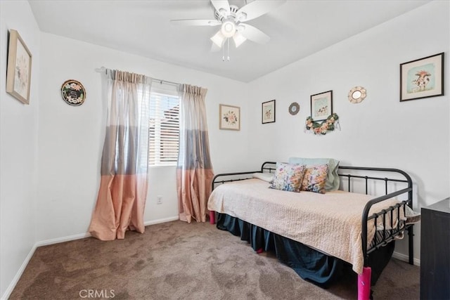 1331 Nicholas Ct, Rialto, CA 92377 - bedroom with carpet floors, baseboards, and ceiling fan