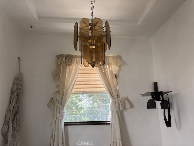 919 Dexter St, Los Angeles, CA 90042 - bedroom featuring a raised ceiling and a chandelier