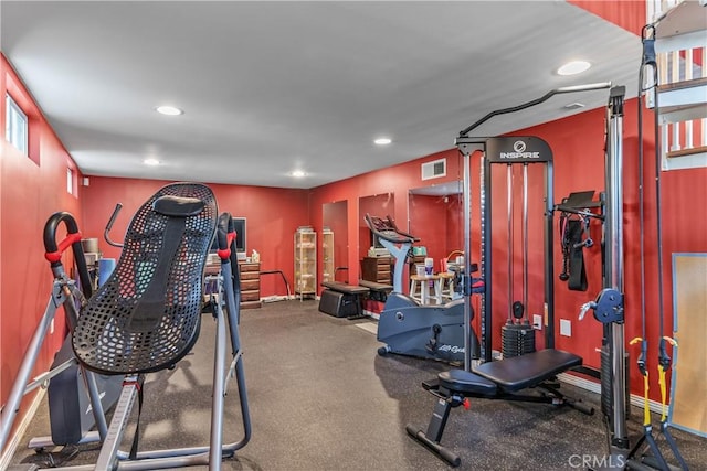 536 W Palm Dr, Arcadia, CA 91007 - exercise room featuring recessed lighting