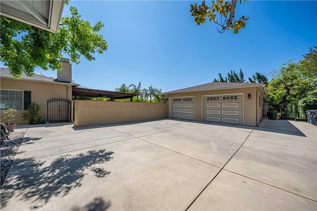 536 W Palm Dr, Arcadia, CA 91007 - detached garage featuring a gate