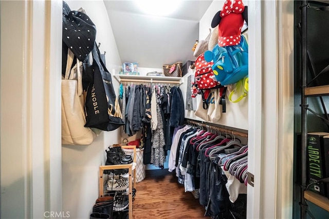 536 W Palm Dr, Arcadia, CA 91007 - walk in closet featuring wood finished floors