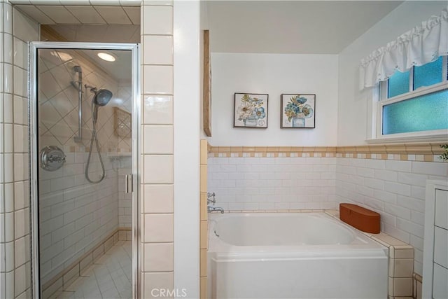 536 W Palm Dr, Arcadia, CA 91007 - full bath with a bath and a stall shower