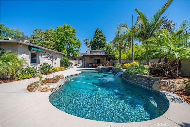 536 W Palm Dr, Arcadia, CA 91007 - outdoor pool featuring a patio area