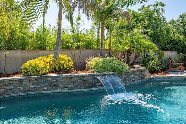 536 W Palm Dr, Arcadia, CA 91007 - view of swimming pool with a fenced backyard