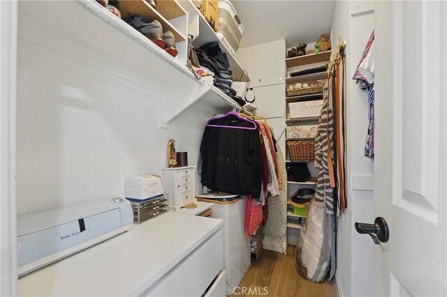 140 W 220th St Unit 105, Carson, CA 90745 - spacious closet with light wood-style flooring
