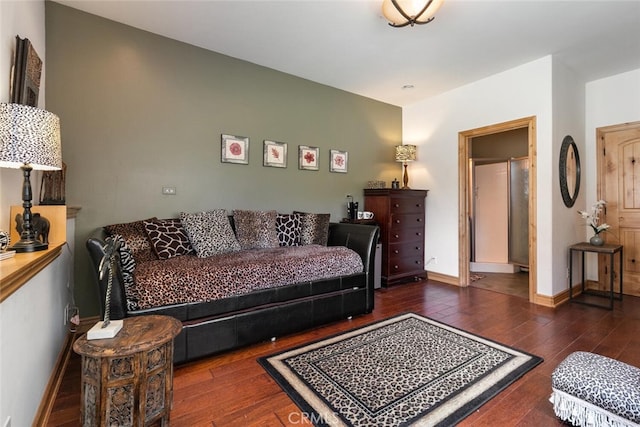 781 Brentwood Dr, Lake Arrowhead, CA 92352 - living room with wood finished floors and baseboards