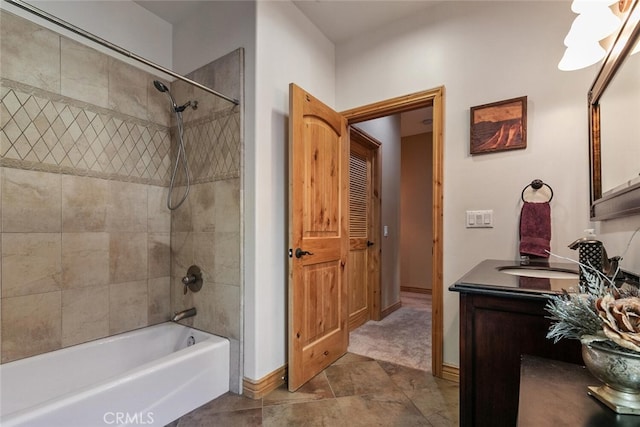 781 Brentwood Dr, Lake Arrowhead, CA 92352 - bathroom with  shower combination and vanity
