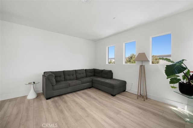 1941 Devaul Ranch Dr, San Luis Obispo, CA 93405 - living area with light wood-style floors and baseboards