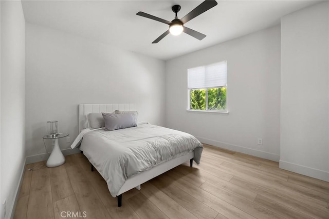 1941 Devaul Ranch Dr, San Luis Obispo, CA 93405 - bedroom featuring light wood finished floors, baseboards, and ceiling fan