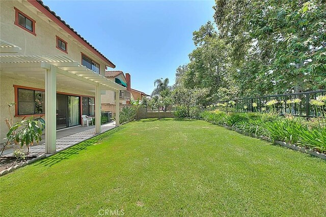 6237 Birdie Dr, La Verne, CA 91750 - view of yard featuring a pergola and a patio