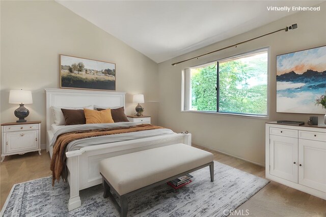 6237 Birdie Dr, La Verne, CA 91750 - bedroom featuring lofted ceiling