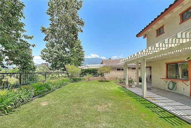 6237 Birdie Dr, La Verne, CA 91750 - view of yard with a pergola and a patio