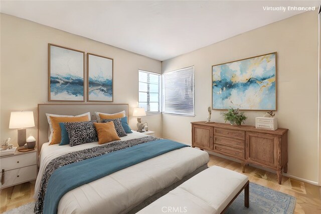 6237 Birdie Dr, La Verne, CA 91750 - bedroom with baseboards and light wood-style flooring