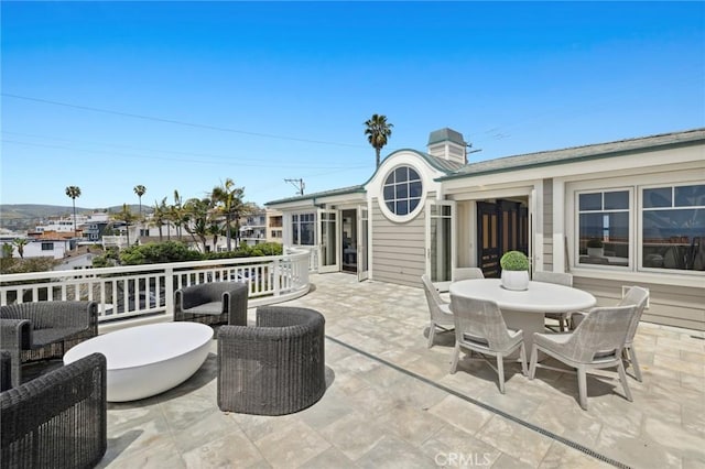 111 Brooks, Laguna Beach, CA 92651 - view of patio / terrace with outdoor dining area