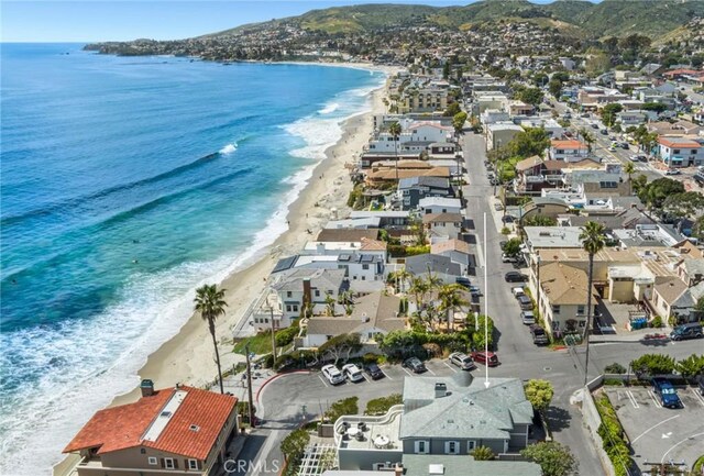 111 Brooks, Laguna Beach, CA 92651 - aerial perspective of suburban area with a water and mountain view