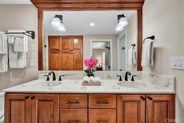 14652 Danborough Rd, Tustin, CA 92780 - full bath featuring double vanity