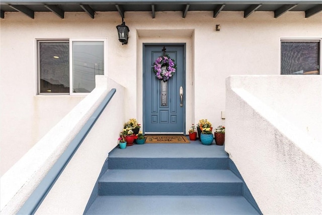 448 Radcliff St, Morro Bay, CA 93442 - entrance to property featuring stucco siding