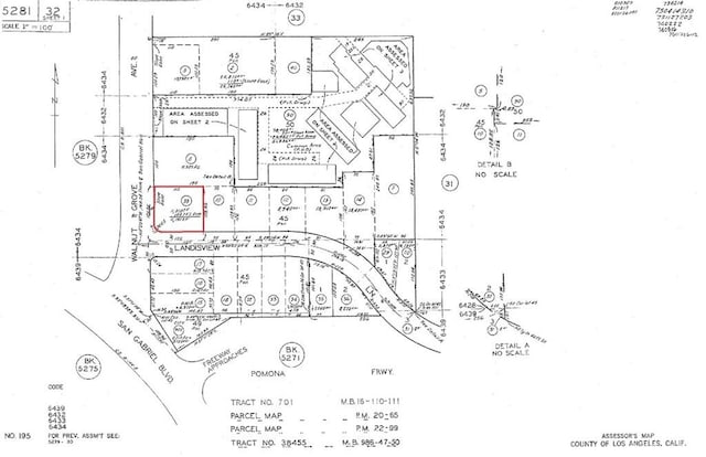 1026 Walnut Grove Ave, Rosemead, CA 91770 - parcel map