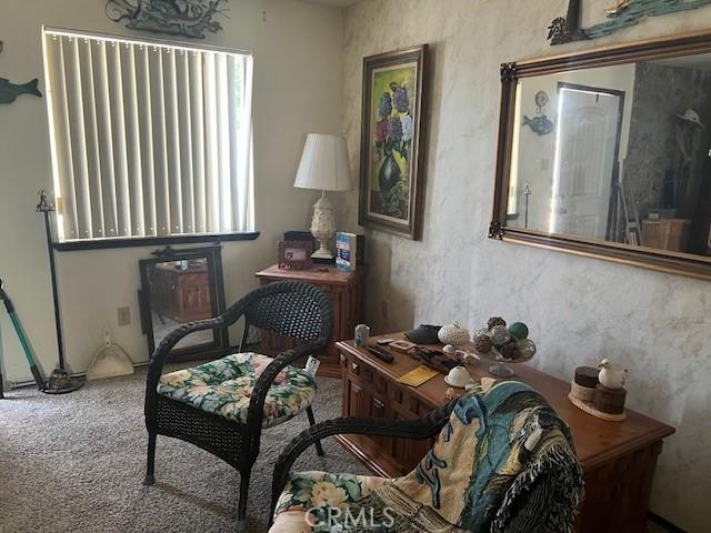 13238 Ebbtide, Clearlake Oaks, CA 95423 - sitting room with carpet flooring