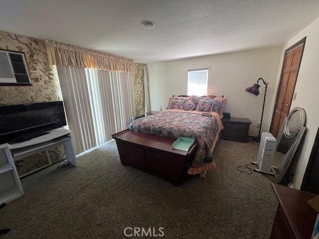 13238 Ebbtide, Clearlake Oaks, CA 95423 - carpeted bedroom featuring wallpapered walls