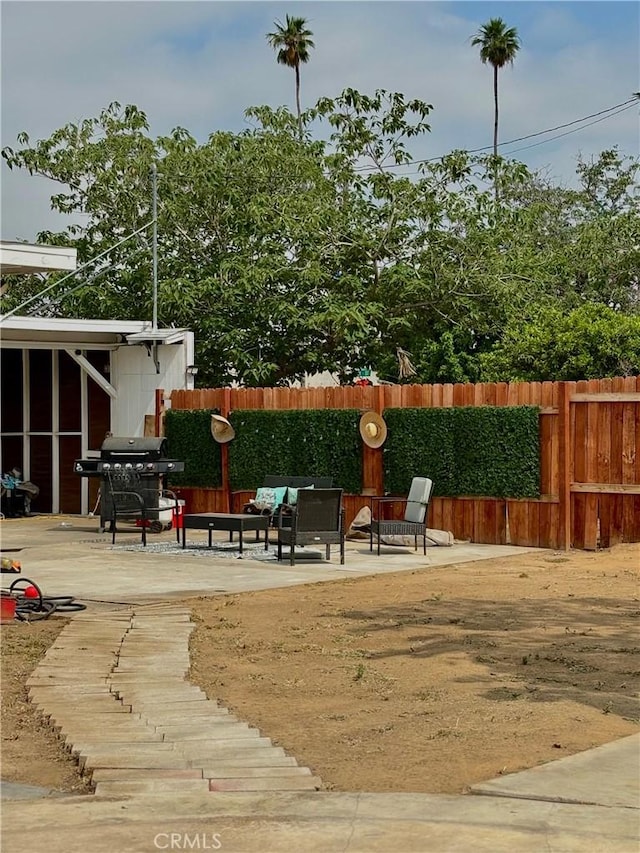 414 Iowa Ave, Riverside, CA 92507 - view of yard featuring a patio area