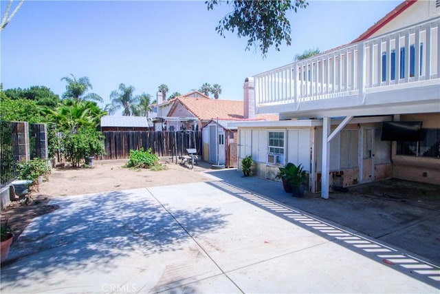 27126 Majello Ct, Temecula, CA 92591 - patio / terrace featuring a patio, a fenced backyard, and a storage shed