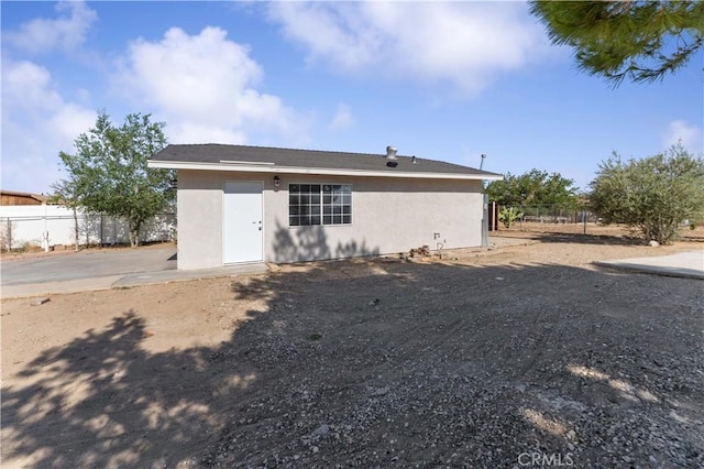 18346 Hackberry St, Hesperia, CA 92345 - rear view of property with stucco siding