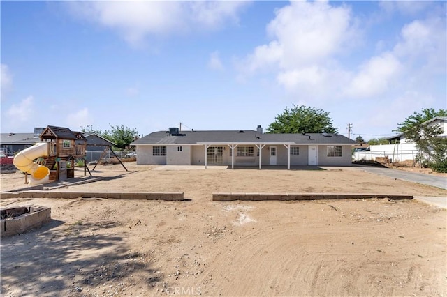 18346 Hackberry St, Hesperia, CA 92345 - back of house featuring a patio