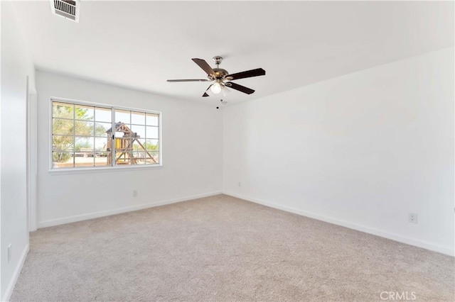 18346 Hackberry St, Hesperia, CA 92345 - carpeted spare room featuring a ceiling fan and baseboards