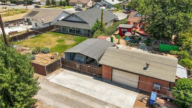635 5th St, Willows, CA 95988 - aerial perspective of suburban area