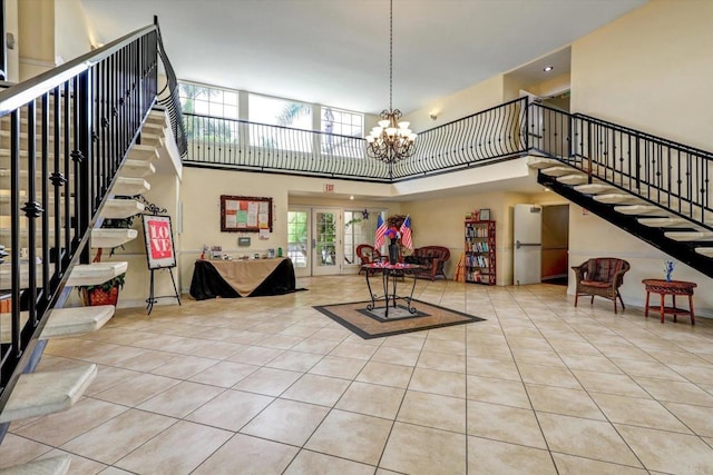 4570 54th St Unit 208, San Diego, CA 92115 - building lobby with stairway and a high ceiling