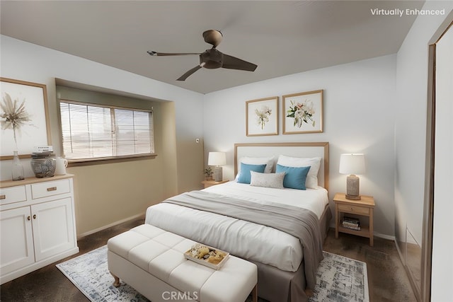 12609 Gentle Breeze Way, Victorville, CA 92392 - bedroom with baseboards and a ceiling fan
