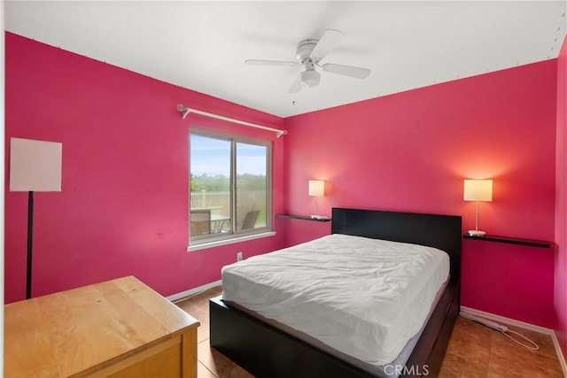 26231 Avenida Calidad, Mission Viejo, CA 92691 - bedroom with ceiling fan and tile patterned flooring