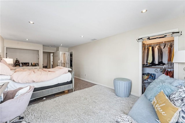 3372 Buckingham Rd, Chino Hills, CA 91709 - bedroom featuring carpet, recessed lighting, a closet, and a spacious closet