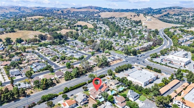 3372 Buckingham Rd, Chino Hills, CA 91709 - aerial view of property and surrounding area with a mountainous background
